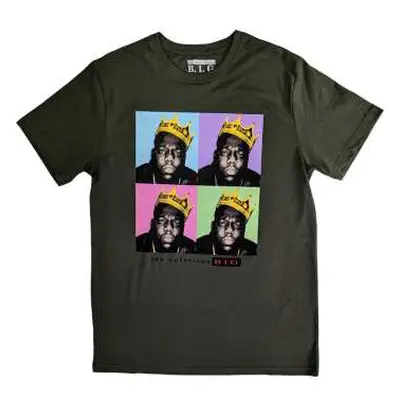 Biggie Smalls Unisex T-shirt: Crown Pop Art (large) L