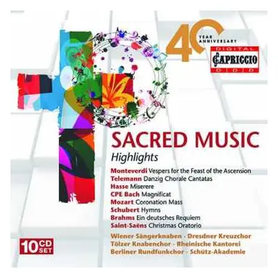 10CD Schutz-akademie: Sacred Music - Highlights Der Geistlichen Musik