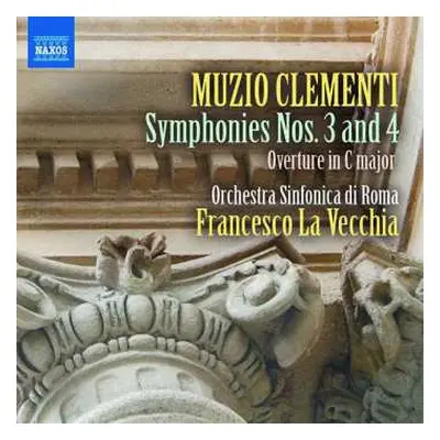 CD Francesco La Vecchia: Symphonies Nos. 3 And 4 / Overture In C Major