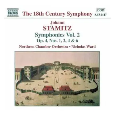 CD Jan Václav Antonín Stamic: Symphonies Vol. 2 (Op. 4, Nos. 1, 2, 4 & 6)