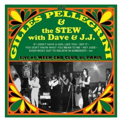 LP Gilles Pellegrini: Live At Week-End Club De Paris