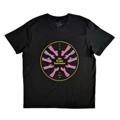 The Front Bottoms Unisex T-shirt: Circle Hands (small) S