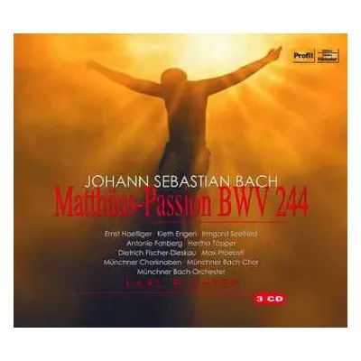 3CD Johann Sebastian Bach: Matthäus-Passion BWV244 = マタイ受難曲 BWV244