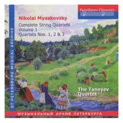 CD Nikolai Miaskowsky: Streichquartette Vol.1