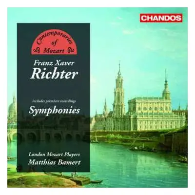 CD Franz Xaver Richter: Symphonies (Includes Premiere Recordings)