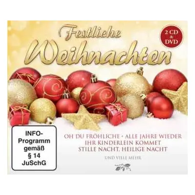 2CD/DVD Various: Festliche Weihnachten