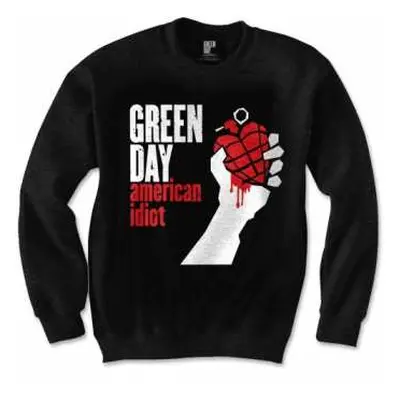 Green Day Unisex Sweatshirt: American Idiot (large) L