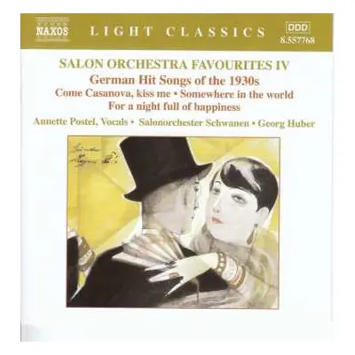 CD Salonorchester Schwanen: Salon Orchestra Favorites IV (German Hit Songs Of The 1930s)