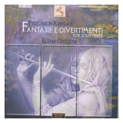 CD Elena Cecconi: Fantasie E Divertimenti For Solo Flute