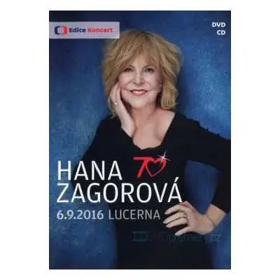 CD/DVD Hana Zagorová: Hana Zagorová 70 (6.9.2016 Lucerna)