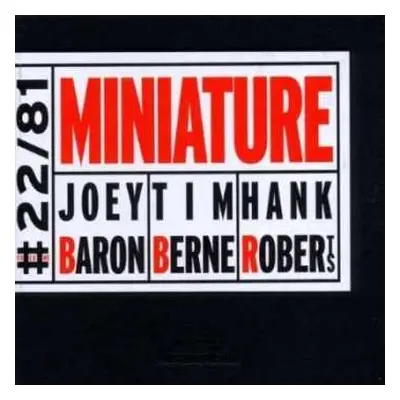 CD Joey Baron: Miniature