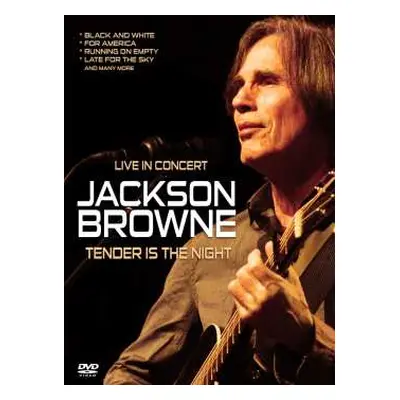 DVD Jackson Browne: Tender Is The Night