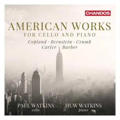 CD Samuel Barber: Paul Watkins - Amercian Works For Cello & Piano