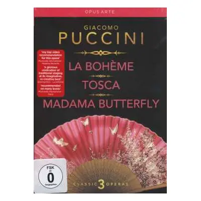 6DVD Giacomo Puccini: 3 Opern-gesamtaufnahmen