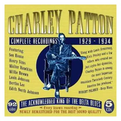 5CD/Box Set Charley Patton: Complete Recordings 1929 - 1934