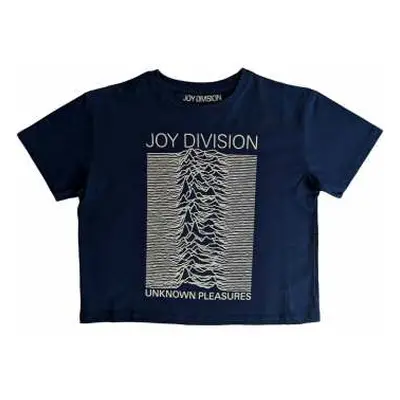 Joy Division Ladies Crop Top: Unknown Pleasures (large) L