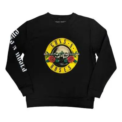 Guns N' Roses Unisex Sweatshirt: Classic Logo (sleeve Print) (large) L