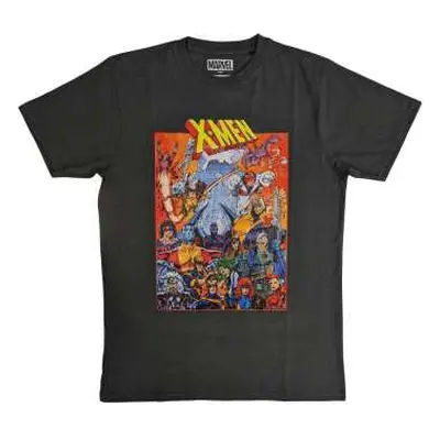 Marvel Comics Unisex T-shirt: X-men Full Characters (large) L