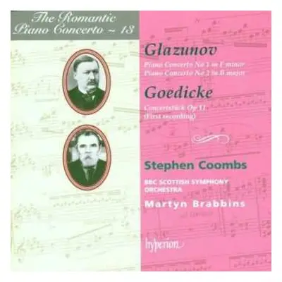 CD Alexander Glazunov: Piano Concerto No 1 In F Minor / Piano Concerto No 2 In B Major / Concert