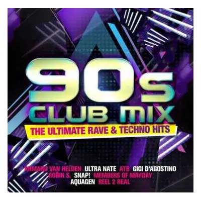 2CD Various: 90s Club Mix - The Ultimative Rave & Techno Hits