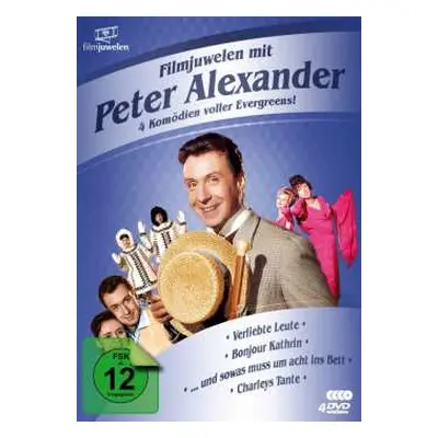 4DVD Various: Filmjuwelen Mit Peter Alexander: 4 Komödien Voller Evergreens!