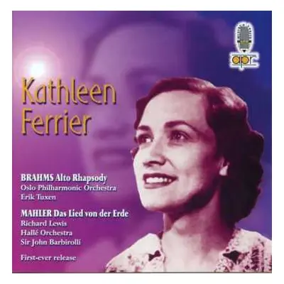 CD Johannes Brahms: Kathleen Ferrier : Brahms & Mahler