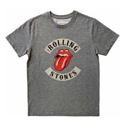 The Rolling Stones Unisex T-shirt: Biker Tongue (medium) M