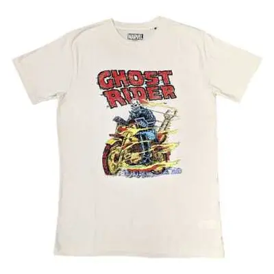 Marvel Comics Unisex T-shirt: Ghost Rider Bike (medium) M