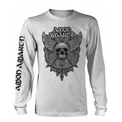 Tričko S Dlouhým Rukávem Grey Skull (white) XL