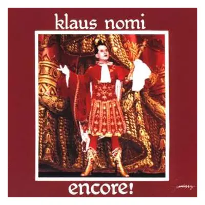 CD Klaus Nomi: Encore!