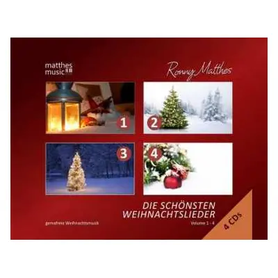 4CD Ronny Matthes: Die Schönsten Weihnachtslieder: Vol. 1-4 - Gemafreie Instrumentale Weihnachts