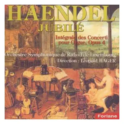 CD Georg Friedrich Haendel: Integrale Des Concerti Pour Orgue, Opus 4