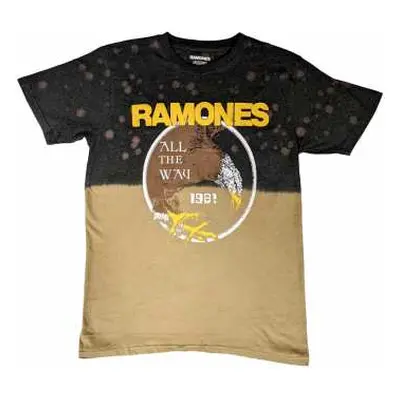 Ramones Unisex T-shirt: All The Way (wash Collection) (medium) M