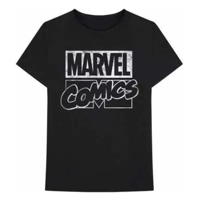 Tričko Logo Marvel Comics XL