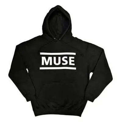 Muse Unisex Pullover Hoodie: White Logo (medium) M