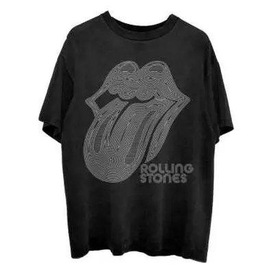 The Rolling Stones Unisex T-shirt: Holographic Tongue (large) L