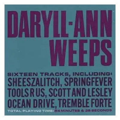 2LP Daryll-Ann: Daryll-Ann Weeps CLR