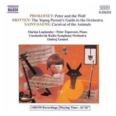 CD Sergei Prokofiev: Peter And The Wolf / The Young Person's Guide To The Orchestra / Carnival O