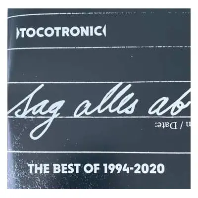 2CD Tocotronic: Sag Alles Ab - The Best Of 1994-2020