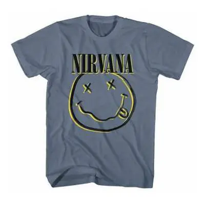 Nirvana Unisex T-shirt: Inverse Smiley (x-large) XL