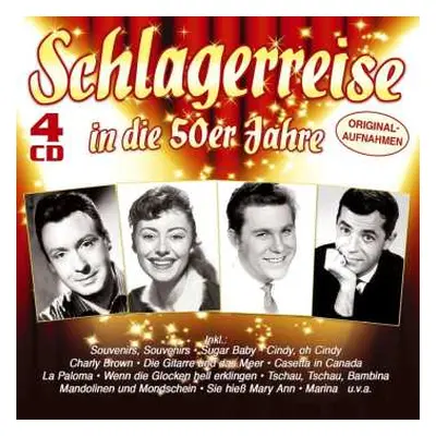 4CD Various: Schlagerreise In Die 50er Jahre - 94 Originalaufnahmen