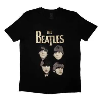 The Beatles Unisex T-shirt: 4 Heads (small) S