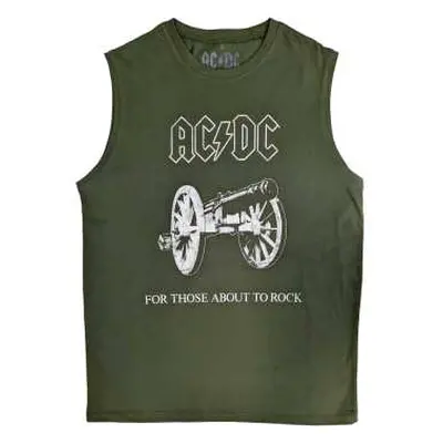 Ac/dc Unisex Tank T-shirt: About To Rock (small) S