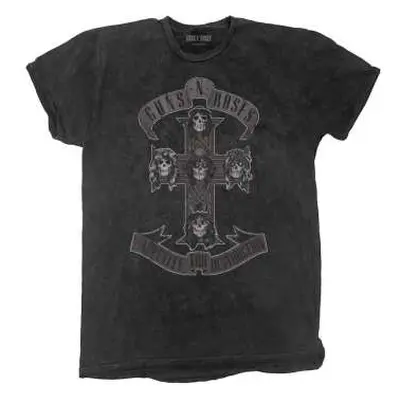 Guns N' Roses Kids T-shirt: Monochrome Cross (wash Collection) (1-2 Years) 1-2 roky