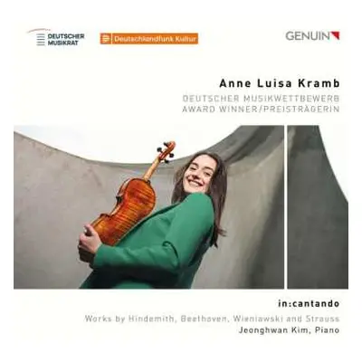 CD Paul Hindemith: Anne Luisa Kramb - Deutscher Musikwettbewerb 2022 Award Winner