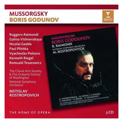 3CD Mstislav Rostropovich: Boris Godunov