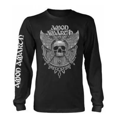 Tričko S Dlouhým Rukávem Grey Skull (black) M