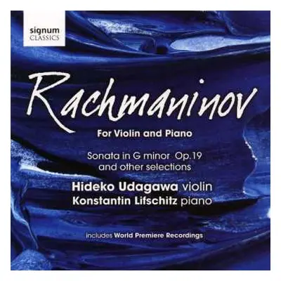 CD Sergei Vasilyevich Rachmaninoff: For Violin And Piano