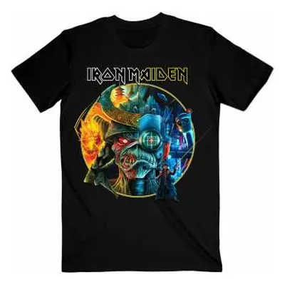 Iron Maiden Unisex T-shirt: The Future Past Tour '23 Circle Art (small) S