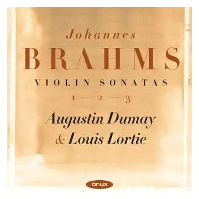 CD Johannes Brahms: Violin Sonata 1 - 2 - 3